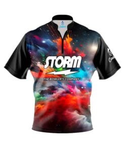 Storm Splatterverse Quick Ship CoolWick Sash Zip Bowling Jersey