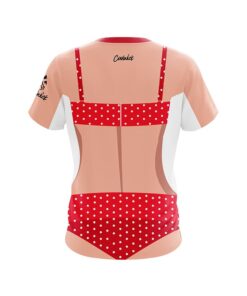 Alternative view of Little Polka Dot Bikini CoolWick Bowling Jersey