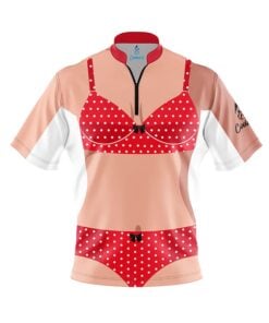 Little Polka Dot Bikini Fast Track CoolWick Bowling Jersey