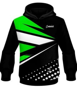 CoolWick Elite DG Black Green Hoodie