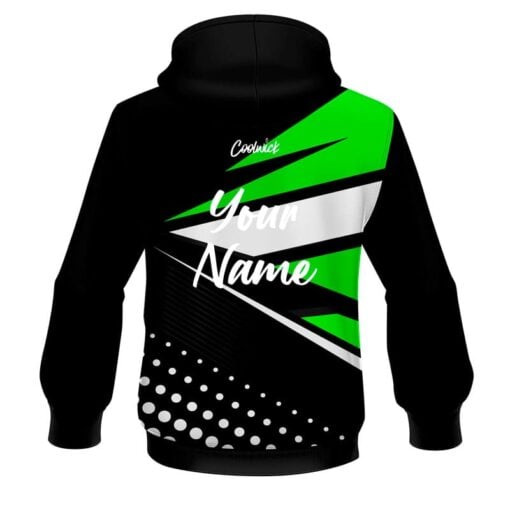 CoolWick Elite DG Black Green Hoodie - Image 2