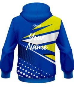 Alternative view of CoolWick Elite DG Blue Yellow Hoodie