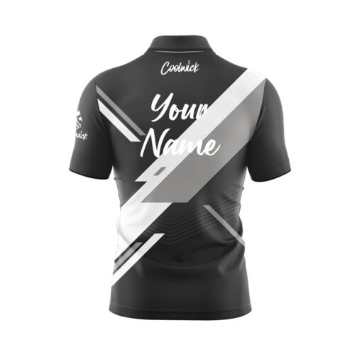 CoolWick Elite SC Grey Sash Zip Jersey - Image 2