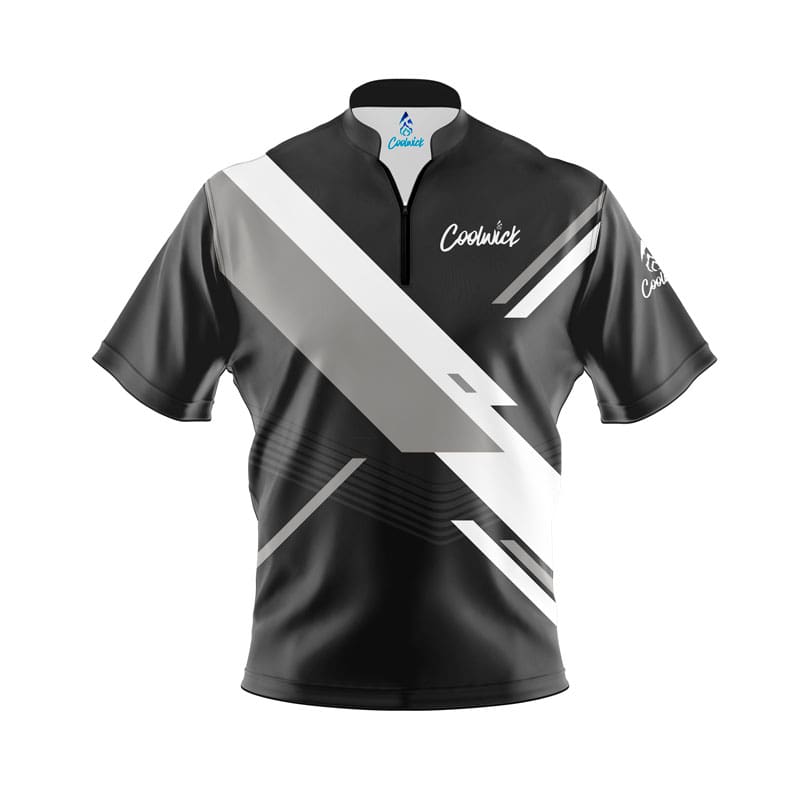 CoolWick Elite SC Grey Sash Zip Jersey
