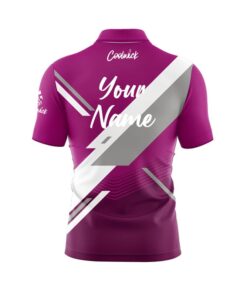 Alternative view of CoolWick Elite SC Magenta Sash Zip Jersey