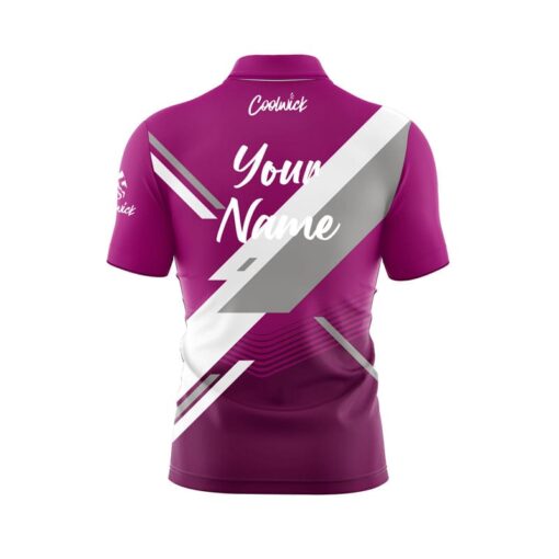 CoolWick Elite SC Magenta Sash Zip Jersey - Image 2