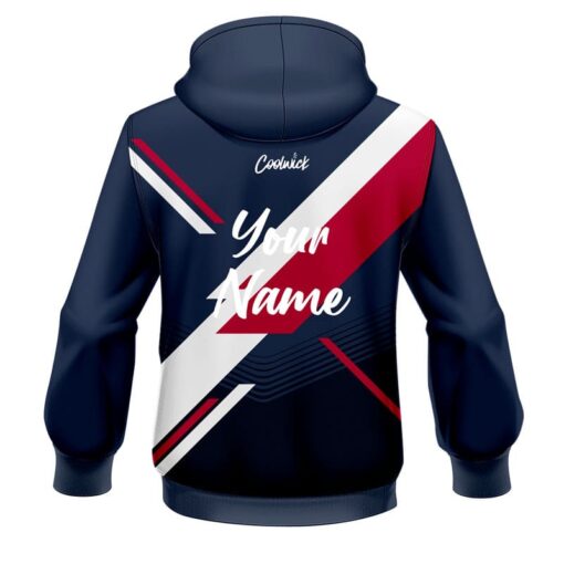 CoolWick Elite SC Navy Hoodie - Image 2