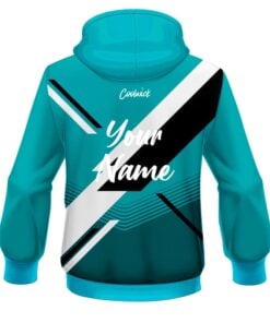 Alternative view of CoolWick Elite SC Teal Hoodie