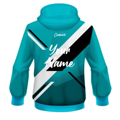 CoolWick Elite SC Teal Hoodie - Image 2