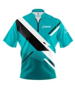CoolWick Elite SC Teal Sash Zip Jersey