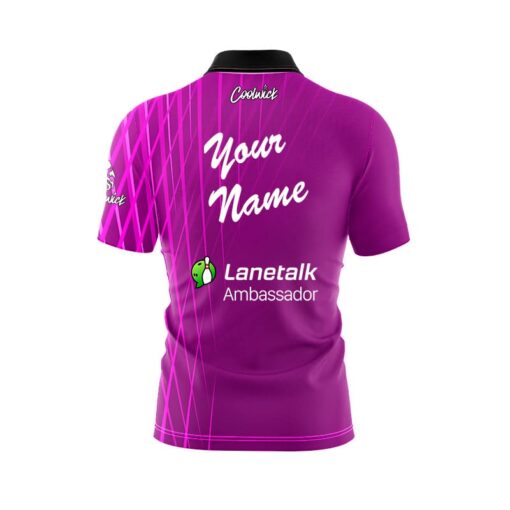 Lanetalk Ambassador Sash Zip CoolWick Bowling Jersey - Image 4
