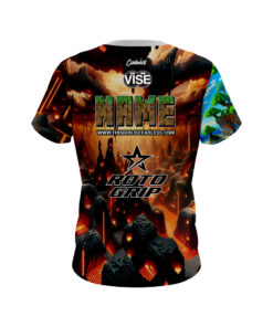 Alternative view of Stefanie Johnson Roto Grip Habitat Map CoolWick Bowling Jersey