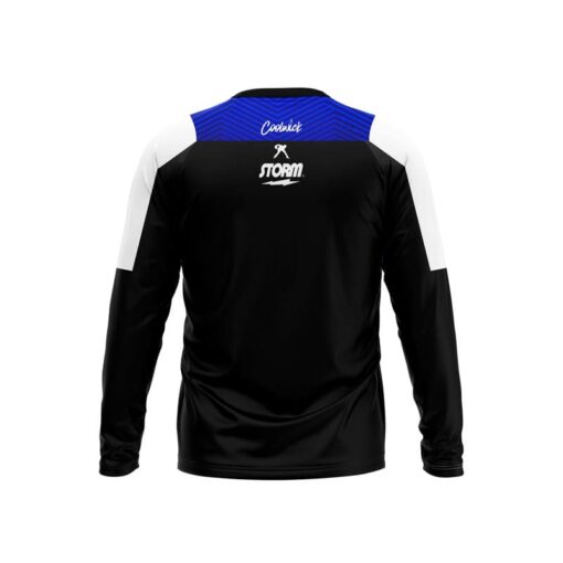 Storm Team Belmo Winner Blue CoolWick Long Sleeve Bowling Jersey - Image 2