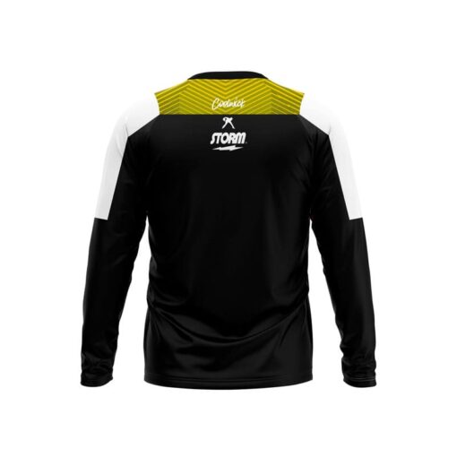 Storm Team Belmo Yellow CoolWick Long Sleeve Bowling Jersey - Image 2