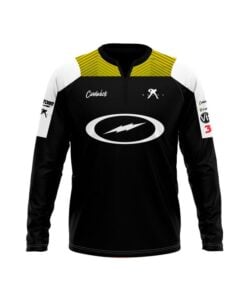 Storm Team Belmo Yellow CoolWick Long Sleeve Bowling Jersey