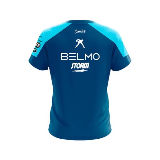 Storm Belmo The Get Back Blue CoolWick Bowling Jersey - Image 2