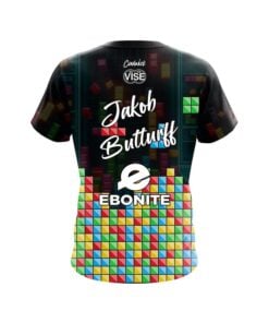 Alternative view of Ebonite Jakob Butturff Blocks CoolWick Bowling Jersey