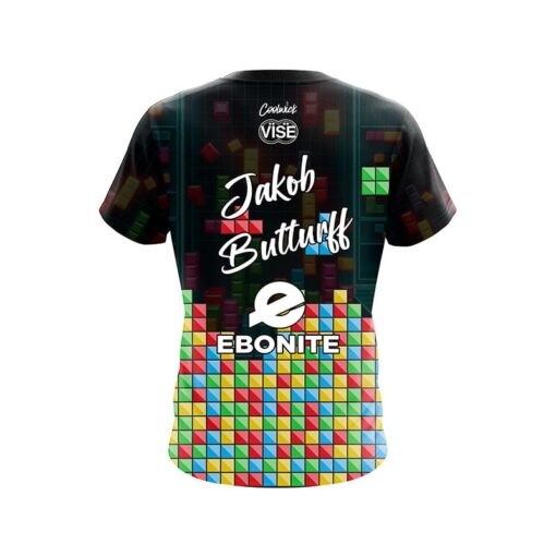 Ebonite Jakob Butturff Blocks CoolWick Bowling Jersey - Image 2