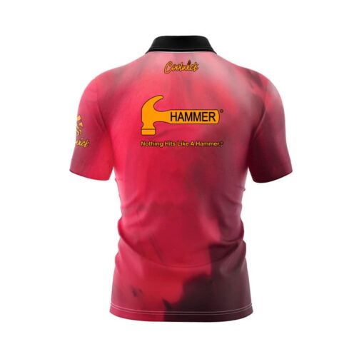 Hammer 3-D Offset Assault Fast Track CoolWick Bowling Jersey - Image 2