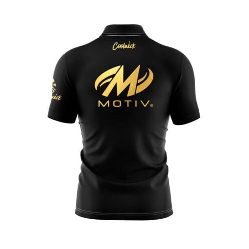 Motiv Black Venom Fast Track CoolWick Bowling Jersey - Image 2