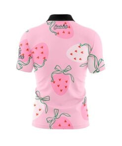Alternative view of Lovey Dovey Strawberries Fast Track CoolWick Bowling Jersey