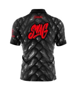 Alternative view of SWAG Dragon Scales Fast Track CoolWick Bowling Jersey