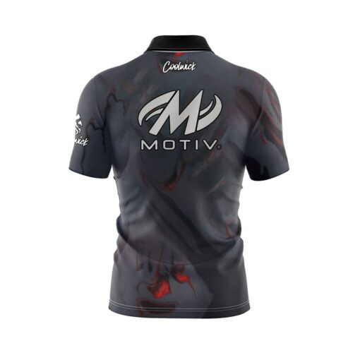 Motiv Jackal Onyx Fast Track CoolWick Bowling Jersey - Image 2