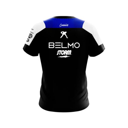 Storm Team Belmo Winner Blue CoolWick Bowling Jersey - Image 2