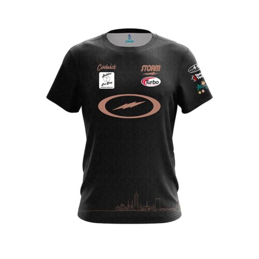 Storm Francois Lavoie Black Mocha Skyline CoolWick Bowling Jersey