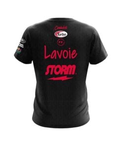 Alternative view of Storm Francois Lavoie Black Red Skyline CoolWick Bowling Jersey