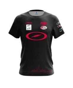 Storm Francois Lavoie Black Red Skyline CoolWick Bowling Jersey