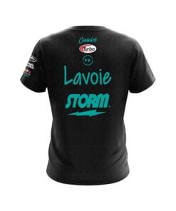 Alternative view of Storm Francois Lavoie Black Tiffany Green Skyline CoolWick Bowling Jersey