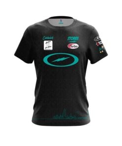 Storm Francois Lavoie Black Tiffany Green Skyline CoolWick Bowling Jersey