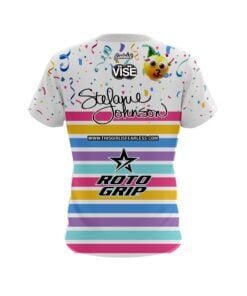 Alternative view of Stefanie Johnson Roto Grip Confetti CoolWick Bowling Jersey