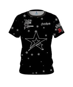 Stefanie Johnson Roto Grip Black Stars CoolWick Bowling Jersey