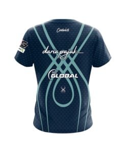 Alternative view of Daria Pajak Navy Teal Web CoolWick Bowling Jersey