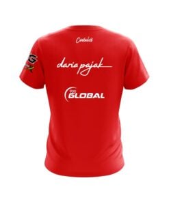 Alternative view of Daria Pajak Red CoolWick Bowling Jersey