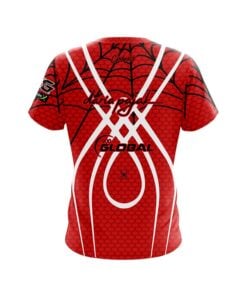 Alternative view of Daria Pajak Red Web CoolWick Bowling Jersey