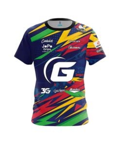 900 Global Sean Rash Multicolor Zig Zag CoolWick Bowling Jersey
