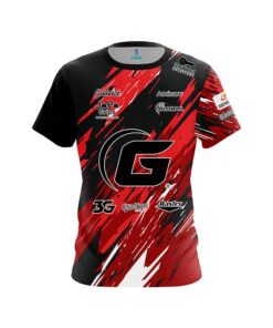 900 Global Sean Rash Red Zig Zag CoolWick Bowling Jersey