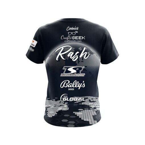 900 Global Sean Rash Striking Globe CoolWick Bowling Jersey - Image 2