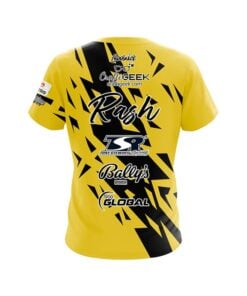 Alternative view of 900 Global Sean Rash Yellow Sport Triangle CoolWick Bowling Jersey