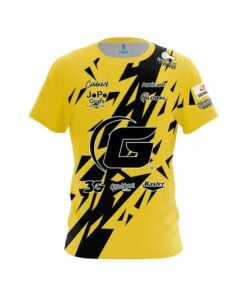 900 Global Sean Rash Yellow Sport Triangle CoolWick Bowling Jersey