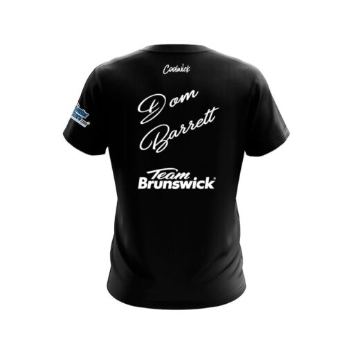 Brunswick Dom Barrett Black Pink Union Jack CoolWick Bowling Jersey - Image 2