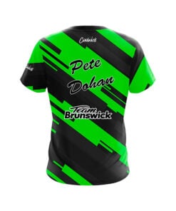 Alternative view of Brunswick Pete Dohan Jr. Green Sport Lines CoolWick Bowling Jersey