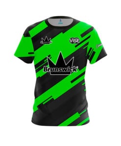 Brunswick Pete Dohan Jr. Green Sport Lines CoolWick Bowling Jersey