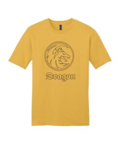 Alternative view of SWAG Dragon Font Men’s Bowling T-Shirt