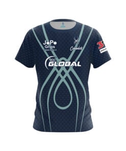 Daria Pajak Navy Teal Web CoolWick Bowling Jersey