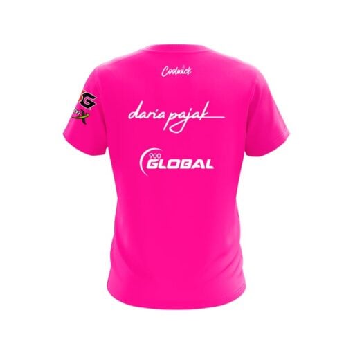Daria Pajak Pink CoolWick Bowling Jersey - Image 2