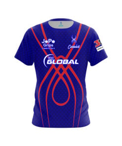 Daria Pajak Blue Web CoolWick Bowling Jersey